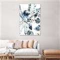 Picture of Dainty Bloom Gray II  _GroupedProduct_Rectangle_Portrait_Canvas_Framed_