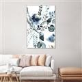 Picture of Dainty Bloom Gray II  _GroupedProduct_Rectangle_Portrait_Canvas_Framed_