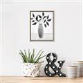 Picture of Black Vase Botanical I _GroupedProduct_Rectangle_Portrait_Canvas_Framed_