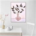 Picture of Copper Vase Botanical II _GroupedProduct_Rectangle_Portrait_Canvas_Framed_