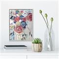 Picture of Bright Cabbage Florals _GroupedProduct_Rectangle_Portrait_Canvas_Framed_