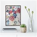 Picture of Bright Cabbage Florals _GroupedProduct_Rectangle_Portrait_Canvas_Framed_