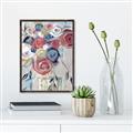 Picture of Bright Cabbage Florals _GroupedProduct_Rectangle_Portrait_Canvas_Framed_