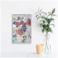 Picture of Bright Cabbage Florals _GroupedProduct_Rectangle_Portrait_Canvas_Framed_