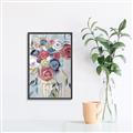 Picture of Bright Cabbage Florals _GroupedProduct_Rectangle_Portrait_Canvas_Framed_
