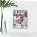 Picture of Bright Cabbage Florals _GroupedProduct_Rectangle_Portrait_Canvas_Framed_