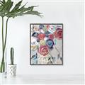 Picture of Bright Cabbage Florals _GroupedProduct_Rectangle_Portrait_Canvas_Framed_