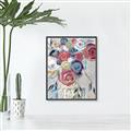 Picture of Bright Cabbage Florals _GroupedProduct_Rectangle_Portrait_Canvas_Framed_