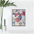 Picture of Bright Cabbage Florals _GroupedProduct_Rectangle_Portrait_Canvas_Framed_