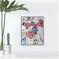 Picture of Bright Cabbage Florals _GroupedProduct_Rectangle_Portrait_Canvas_Framed_
