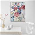 Picture of Bright Cabbage Florals _GroupedProduct_Rectangle_Portrait_Canvas_Framed_