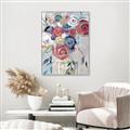 Picture of Bright Cabbage Florals _GroupedProduct_Rectangle_Portrait_Canvas_Framed_