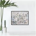 Picture of Neutral Mangnolias _GroupedProduct_Rectangle_Landscape_Canvas_Framed_