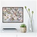 Picture of Pink Mangnolias Branch II _GroupedProduct_Rectangle_Landscape_Canvas_Framed_