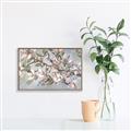 Picture of Pink Mangnolias Branch II _GroupedProduct_Rectangle_Landscape_Canvas_Framed_