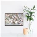 Picture of Pink Mangnolias Branch II _GroupedProduct_Rectangle_Landscape_Canvas_Framed_