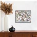 Picture of Pink Mangnolias Branch II _GroupedProduct_Rectangle_Landscape_Canvas_Framed_