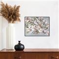 Picture of Pink Mangnolias Branch II _GroupedProduct_Rectangle_Landscape_Canvas_Framed_