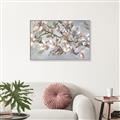 Picture of Pink Mangnolias Branch II _GroupedProduct_Rectangle_Landscape_Canvas_Framed_