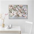 Picture of Pink Mangnolias Branch II _GroupedProduct_Rectangle_Landscape_Canvas_Framed_