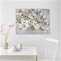 Picture of Pink Mangnolias Branch II _GroupedProduct_Rectangle_Landscape_Canvas_Framed_