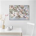 Picture of Pink Mangnolias Branch II _GroupedProduct_Rectangle_Landscape_Canvas_Framed_