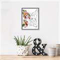 Picture of Floral Butterfly I _GroupedProduct_Rectangle_Portrait_Canvas_Framed_