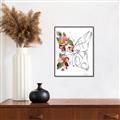 Picture of Floral Butterfly I _GroupedProduct_Rectangle_Portrait_Canvas_Framed_