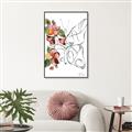 Picture of Floral Butterfly I _GroupedProduct_Rectangle_Portrait_Canvas_Framed_