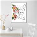 Picture of Floral Butterfly I _GroupedProduct_Rectangle_Portrait_Canvas_Framed_