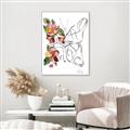 Picture of Floral Butterfly I _GroupedProduct_Rectangle_Portrait_Canvas_Framed_