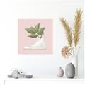 Picture of Plant Shoe Pink _GroupedProduct_Square_Unframed_Print_Only_