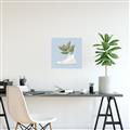 Picture of Plant Shoe Blue I _GroupedProduct_Square_Unframed_Print_Only_