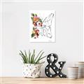 Picture of Floral Butterfly I _GroupedProduct_Rectangle_Portrait_Unframed_Print_Only_