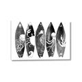 Picture of B&W Surfboards _GroupedProduct_Rectangle_Landscape_Canvas_