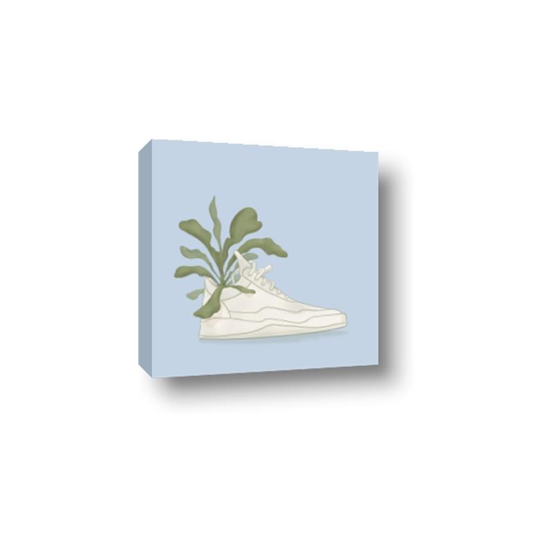 Picture of Plant Shoe Blue II _GroupedProduct_Square_Canvas_