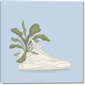 Picture of Plant Shoe Blue II _GroupedProduct_Square_Canvas_