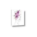 Picture of Purple and Pink Floral Figurative _GroupedProduct_Rectangle_Portrait_Canvas_