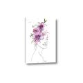 Picture of Purple and Pink Floral Figurative _GroupedProduct_Rectangle_Portrait_Canvas_