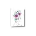 Picture of Purple and Green Flroal Figurative _GroupedProduct_Rectangle_Portrait_Canvas_