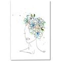 Picture of Green Floral Figurative _GroupedProduct_Rectangle_Portrait_Canvas_