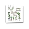 Picture of Plants make me a happy _GroupedProduct_Square_Canvas_
