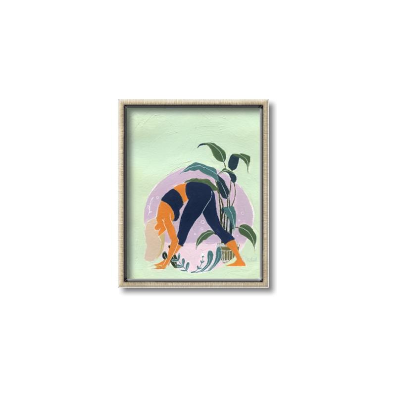 Picture of Yoga Girl I _GroupedProduct_Rectangle_Portrait_Canvas_Framed_
