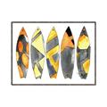 Picture of Colorful Surfboards _GroupedProduct_Rectangle_Landscape_Canvas_Framed_