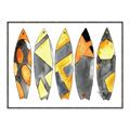 Picture of Colorful Surfboards _GroupedProduct_Rectangle_Landscape_Canvas_Framed_