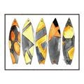Picture of Colorful Surfboards _GroupedProduct_Rectangle_Landscape_Canvas_Framed_