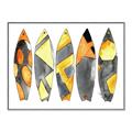 Picture of Colorful Surfboards _GroupedProduct_Rectangle_Landscape_Canvas_Framed_