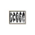Picture of B&W Surfboards _GroupedProduct_Rectangle_Landscape_Canvas_Framed_