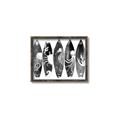 Picture of B&W Surfboards _GroupedProduct_Rectangle_Landscape_Canvas_Framed_