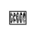 Picture of B&W Surfboards _GroupedProduct_Rectangle_Landscape_Canvas_Framed_